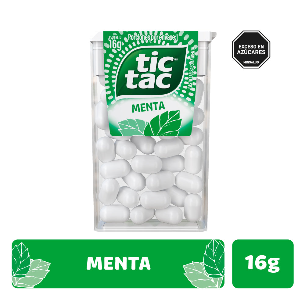DULCES TIC TAC MENTA