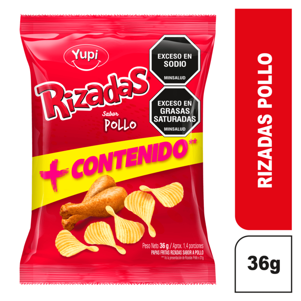 PAPAS RIZADAS POLLO X36