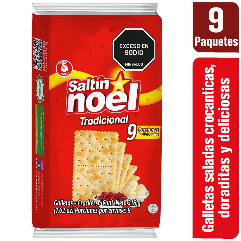 GALLETAS SALTIN NOEL TRADICIONAL X9