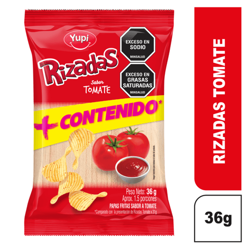 PAPAS RIZADAS TOMATE X36