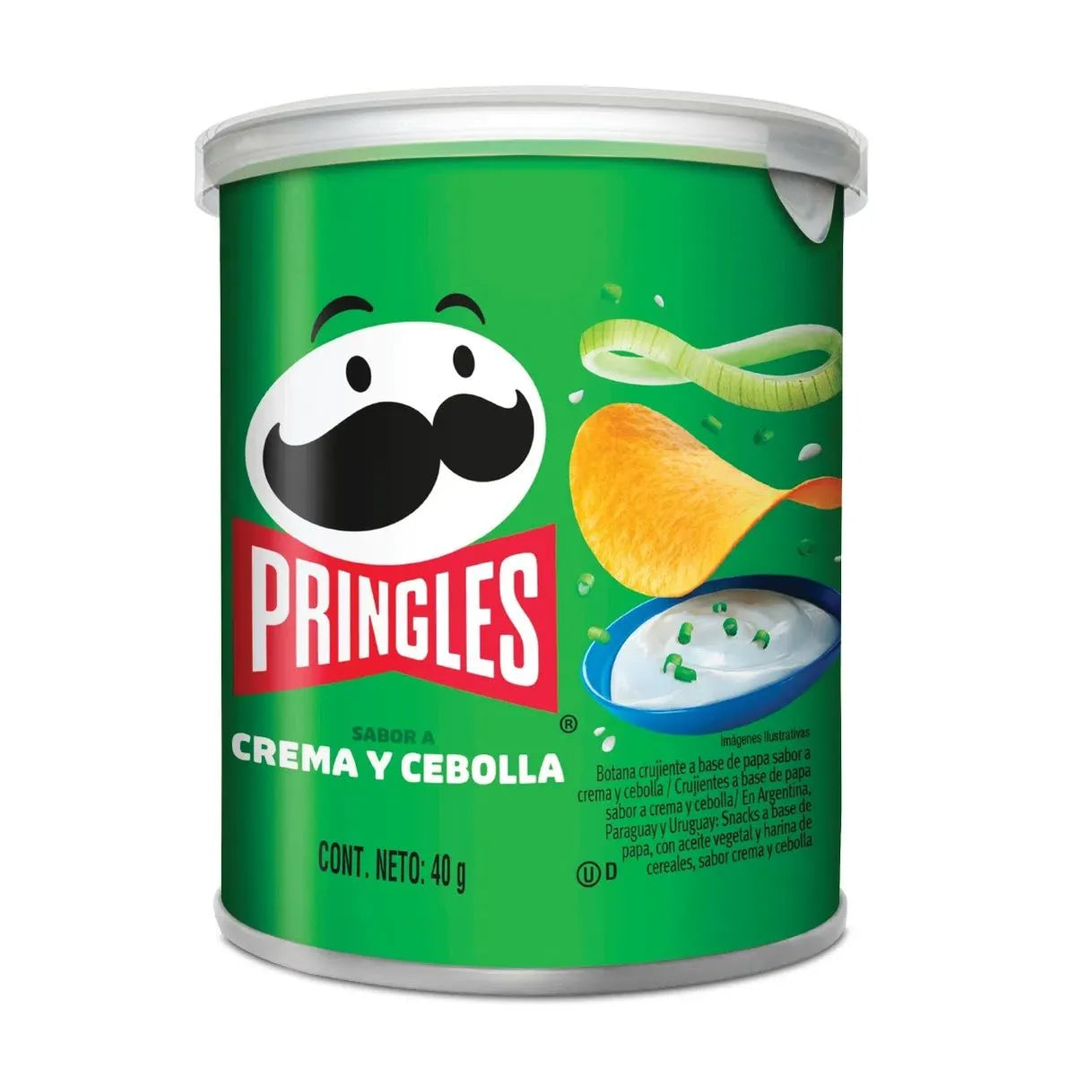 PAPAS PRINGLES CREMA Y CEBOLLA X40