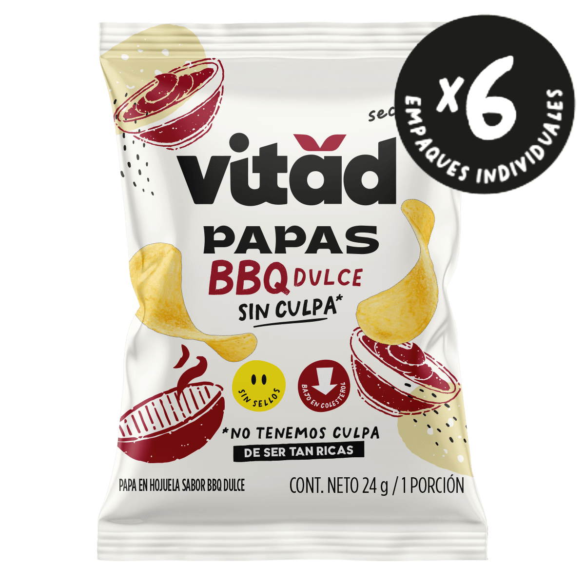 PAPAS VITAD BBQ DULCE X24