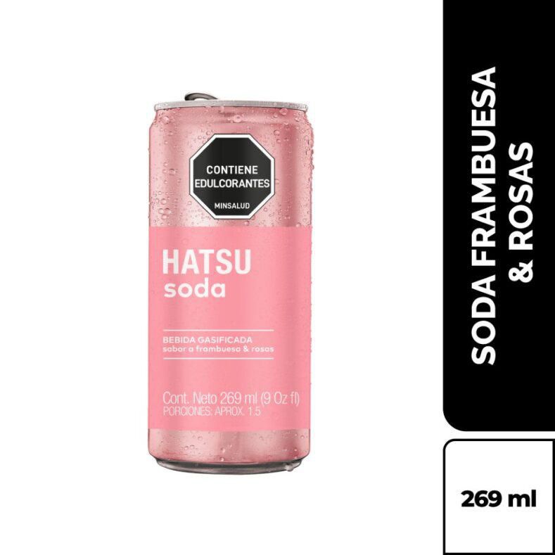 SODA HATSU FRAMBUESA Y ROSAS X269