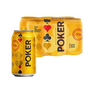 CERVEZA POKER 6X330