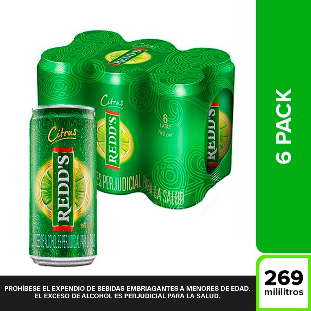 CERVEZA REDDS 6X269