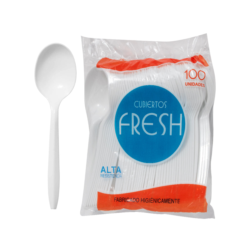 CUCHARAS POSTRE FRESH X100
