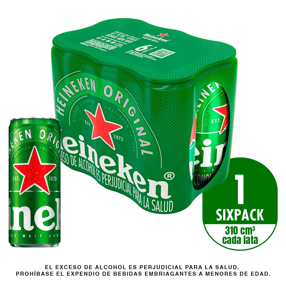 CERVEZA HEINEKEN 6X310