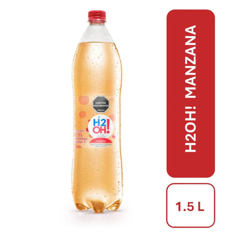 BEBIDA H2OH MANZANA X1500