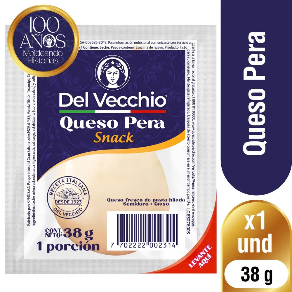 QUESO DEL VECCHIO PERA X38