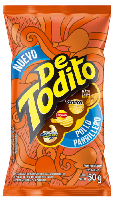 DE TODITO FRITOLAY POLLO PARRILLERO X50