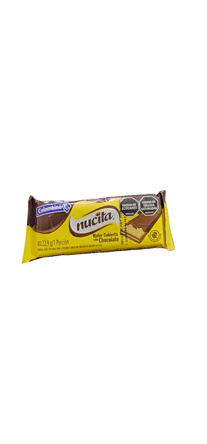 GALLETAS NUCITA WAFER CHOCOLATE UNIDAD