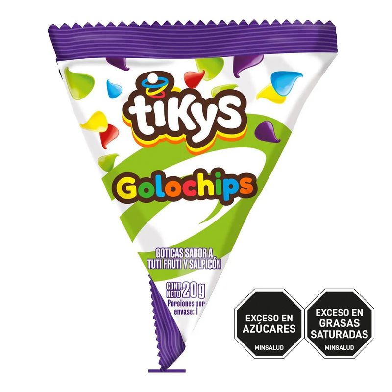 DULCES TIKYS GOLOCHIPS X20