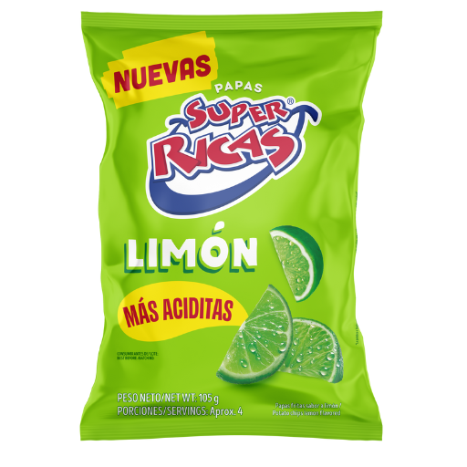 PAPAS SUPER RICAS LIMON X105