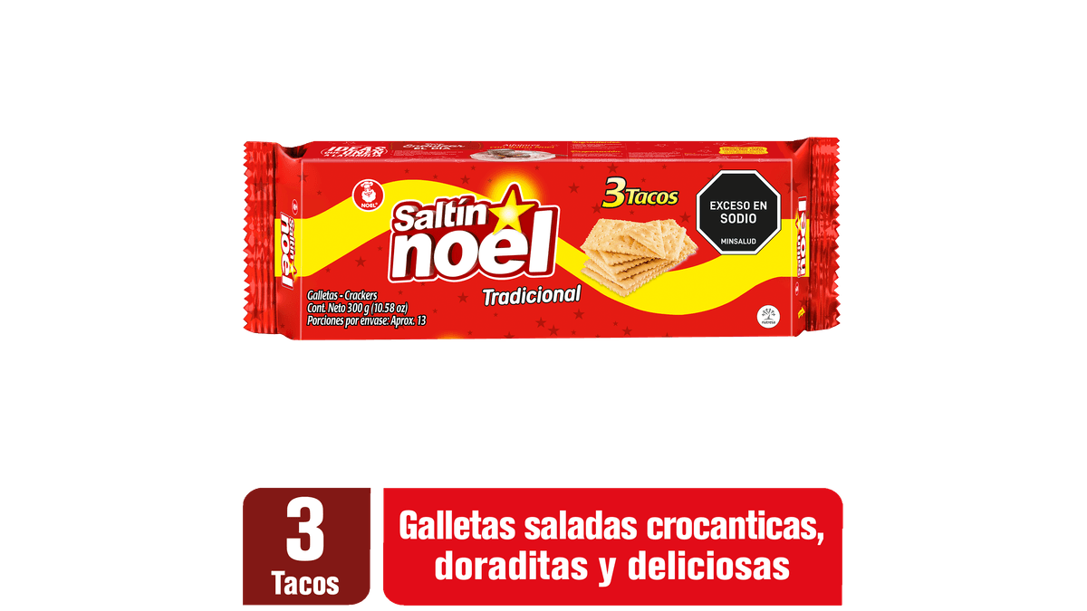 GALLETAS SALTIN NOEL TRADICIONAL X300