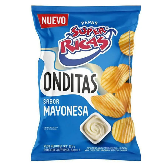 PAPAS SUPER RICAS ONDITAS MAYONESA X30