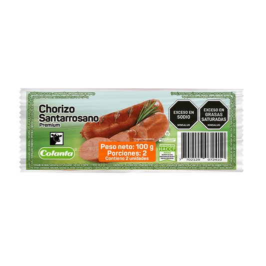 CHORIZO COLANTA SANTA ROSANO PREMIUM 2X100