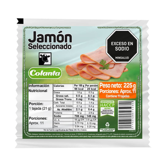 JAMON COLANTA SELECCIONADO 11X225