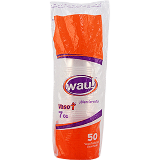 VASOS WAU 7 ONZ X50 UND