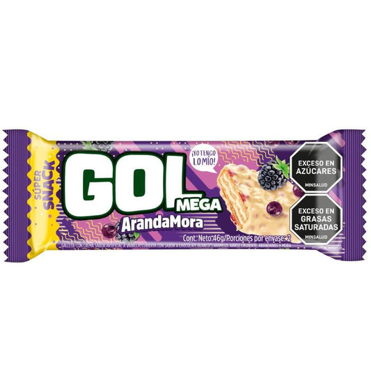 CHOCOLATINA GOL MEGA ARANDAMORA X46