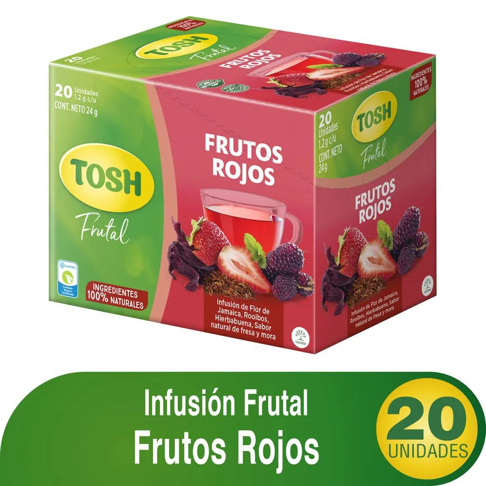 INFUSION TOSH FRUTOS ROJOS X20