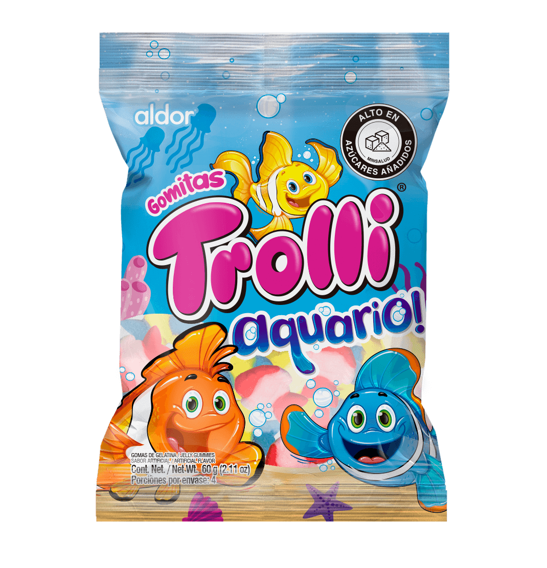 GOMAS TROLLI ACUARIO X67