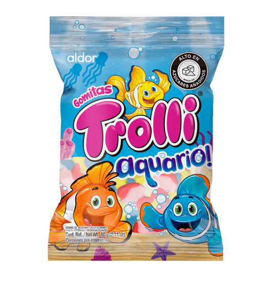 GOMAS TROLLI ACUARIO X67