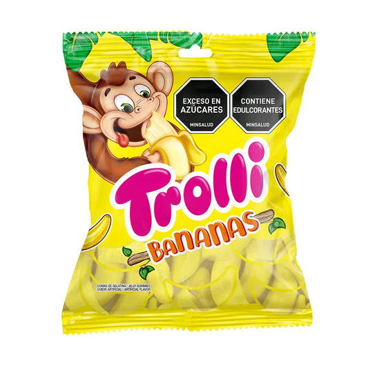 GOMAS TROLLI BANANAS X70
