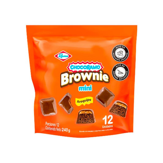BROWNIE CHOCORAMO AREQUIPE MINI X12