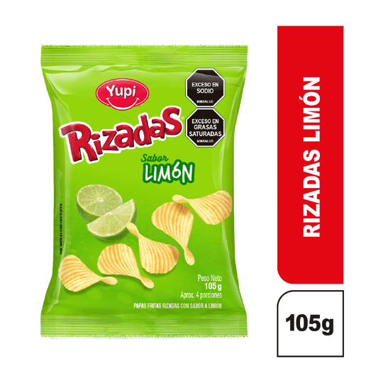 PAPAS RIZADAS LIMON X105