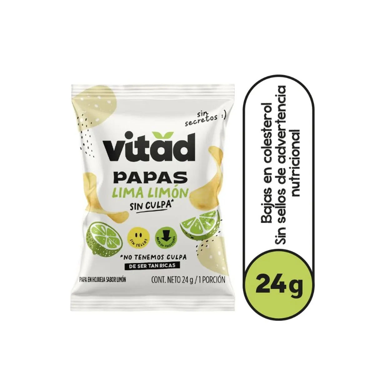 PAPAS VITAD LIMA LIMON X24