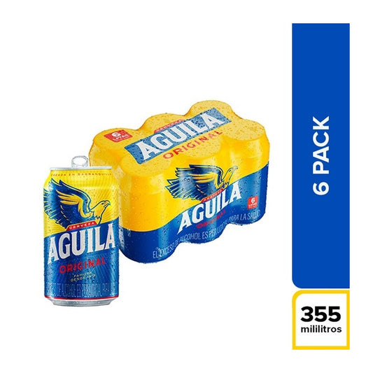 CERVEZA AGUILA 6X330