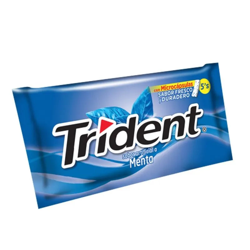 CHICLES TRIDENT MENTA X5