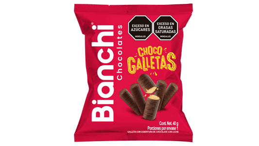 CHOCOLATES BIANCHI CHOCO GALLETAS X40
