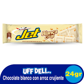 CHOCOLATINA JET CRUJI BLANCA X24