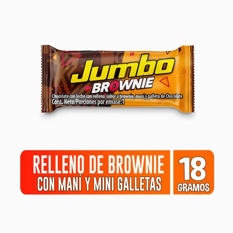 CHOCOLATINA JUMBO BROWNIE X18