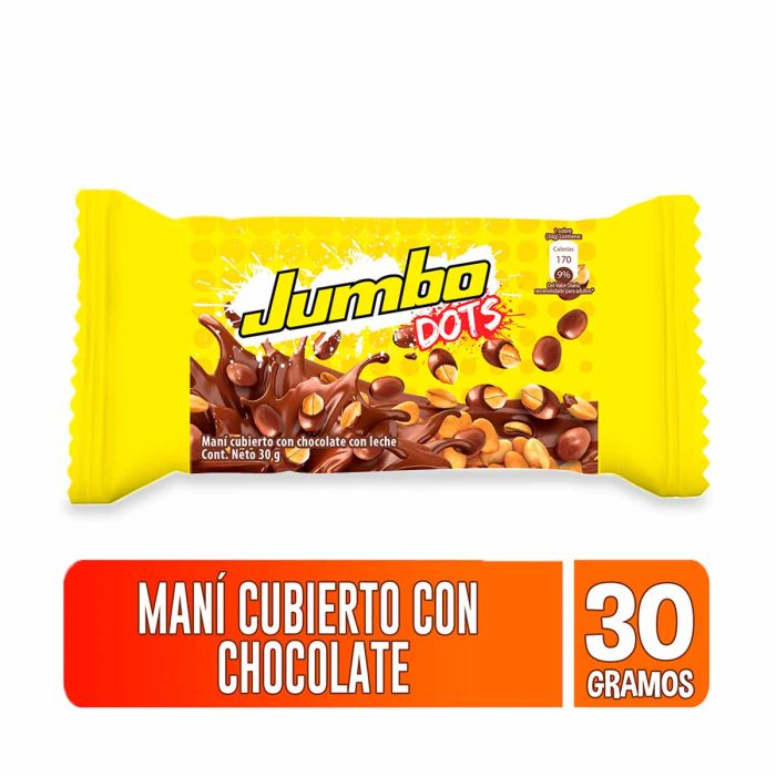 CHOCOLATINA JUMBO DOTS X30