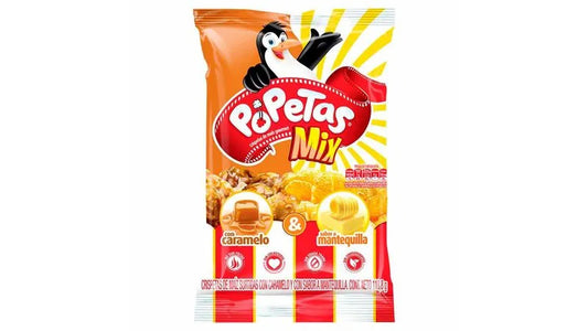 CRISPETAS POPETAS CARAMELO MANTEQUILLA  X165