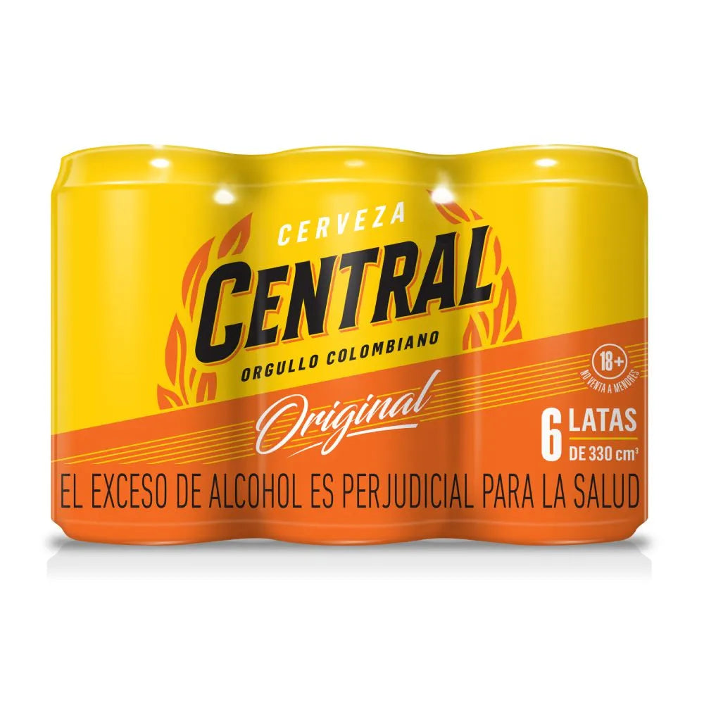 CERVEZA CENTRAL 6X330