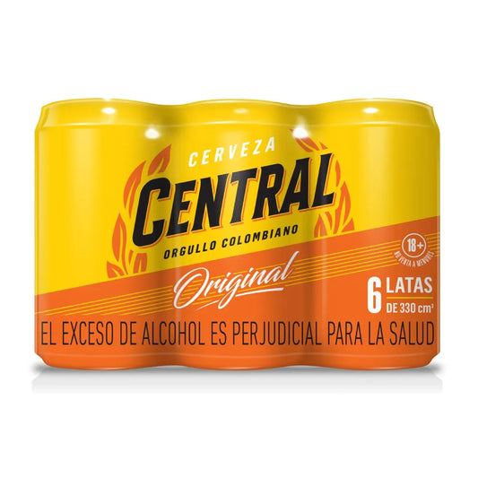 CERVEZA CENTRAL 6X330