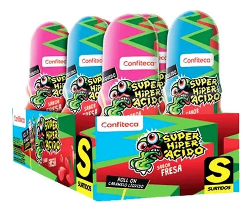 DULCE SUPER HIPER ACIDO FRESA X30