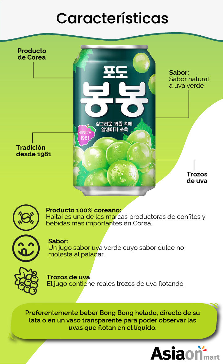JUGO DE UVA VERDE BONG DONG X340