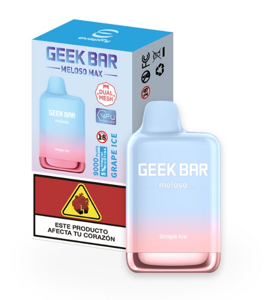 VAPE GEEK BAR GRAPE ICE 9000 PUFFS