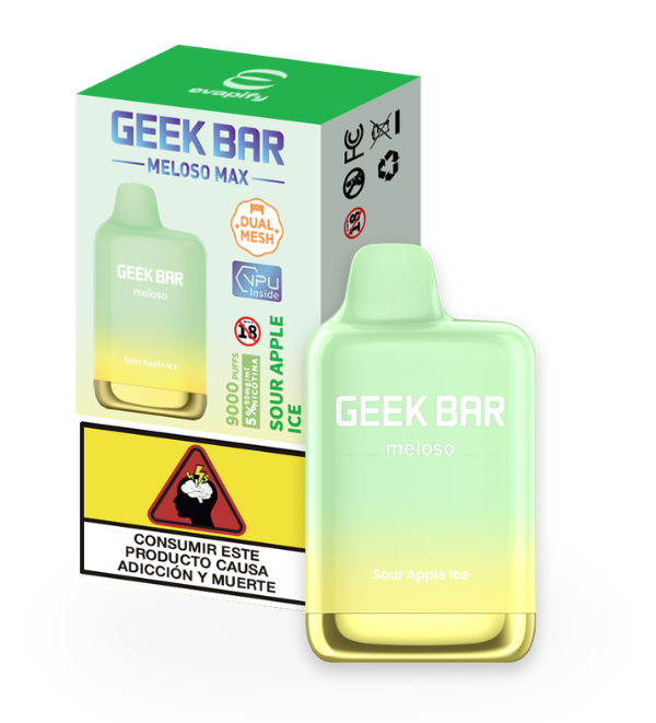 VAPE GEEK BAR SOUR APPLE ICE X15000 PUFFS