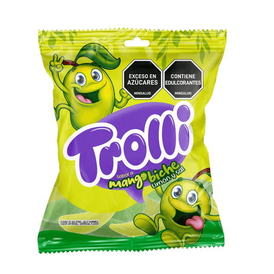 GOMAS TROLLI MANGO BICHE LIMON Y SAL X65