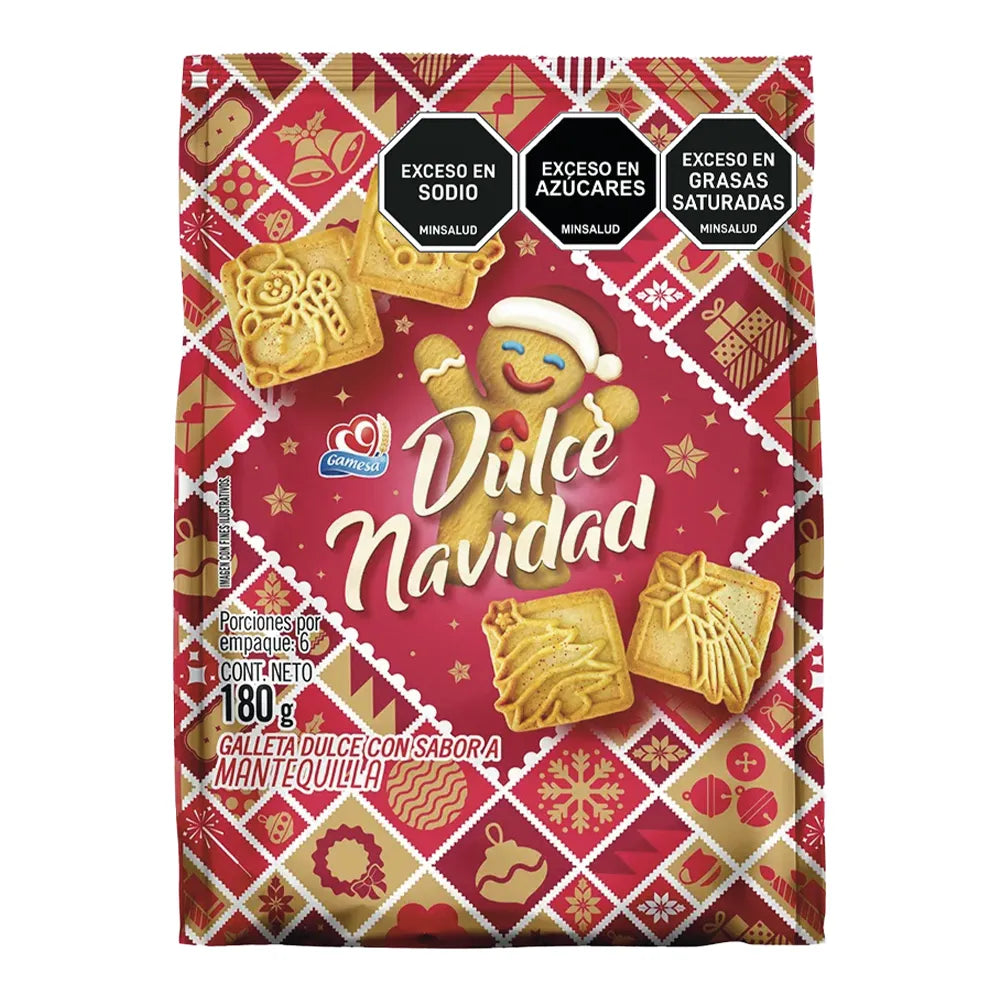 GALLETAS DULCE NAVIDAD X180