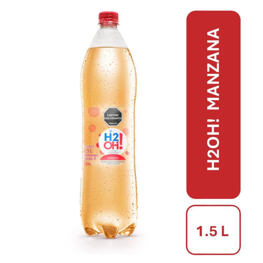 BEBIDA H2OH MANZANA X1500