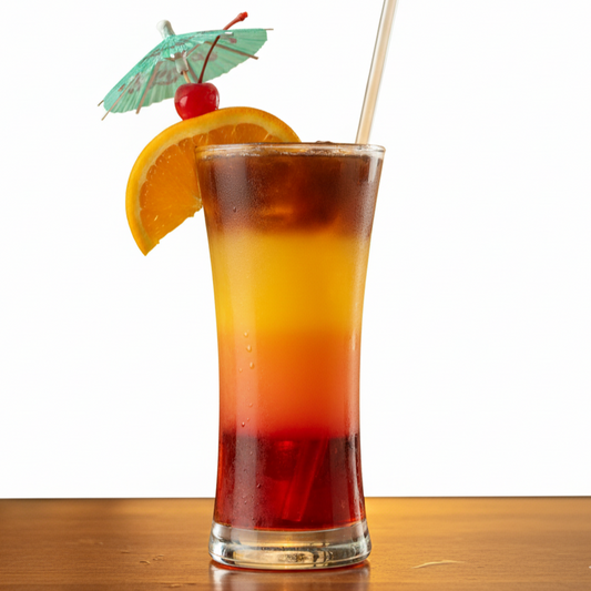 COCTEL DE RON SUNRISE