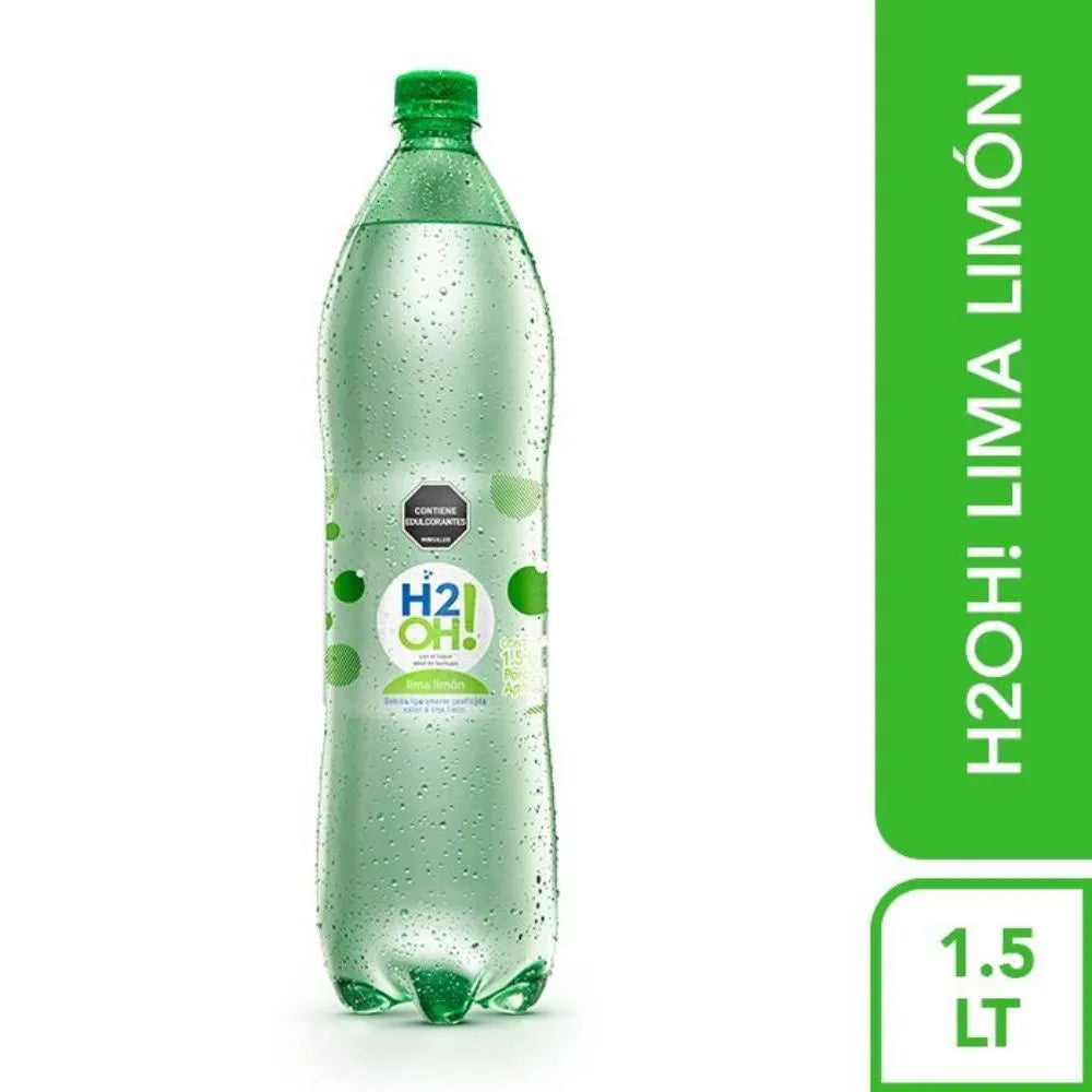 GASEOSA H2OH LIMA LIMON X1500