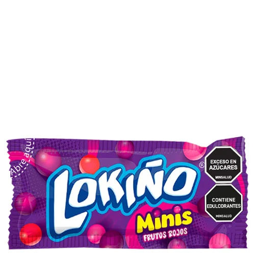 DULCE LOKIÑO MINIS FRUTOS ROJOS X30