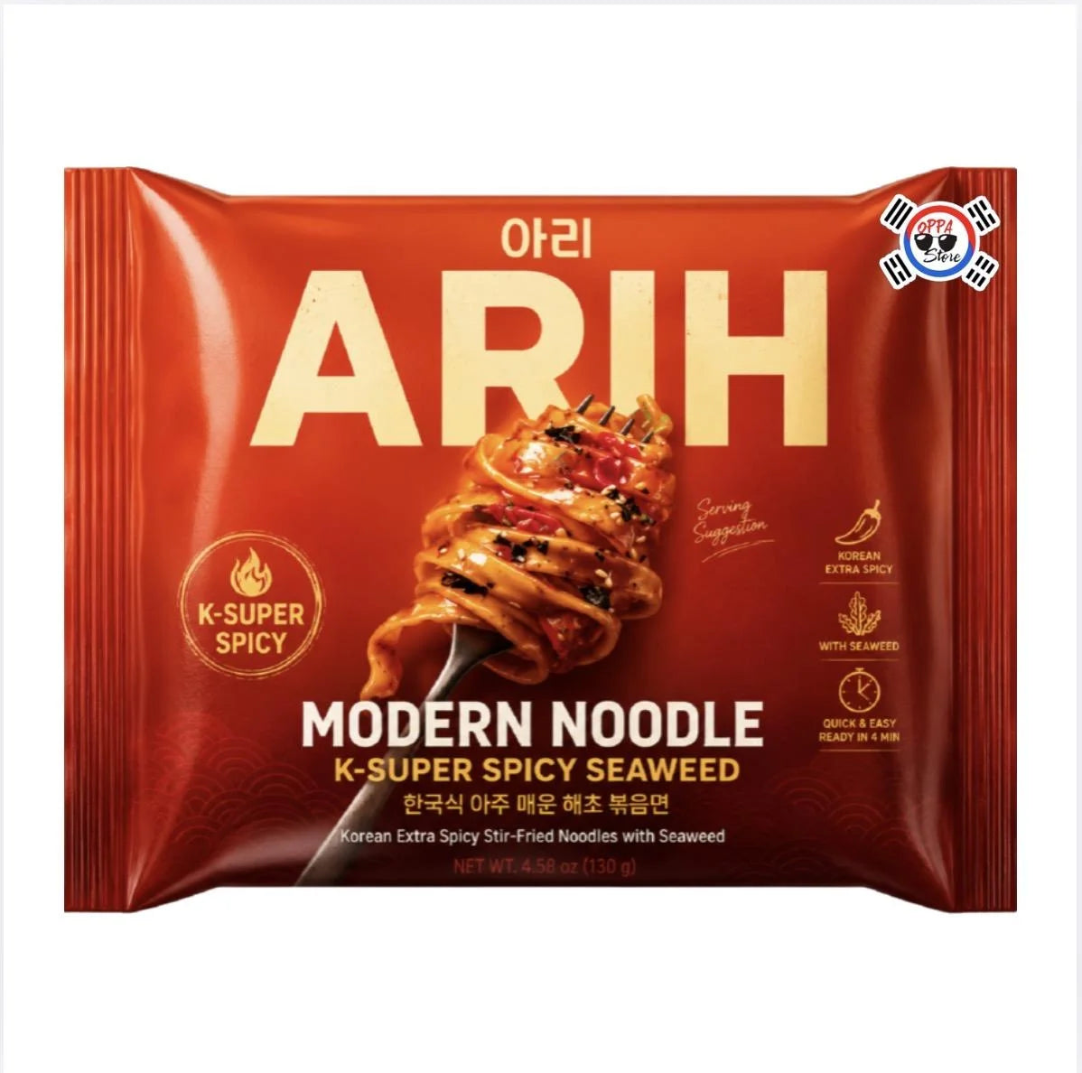 RAMEN ARIH EXTRA PICANTE CON ALGAS MARINAS X135